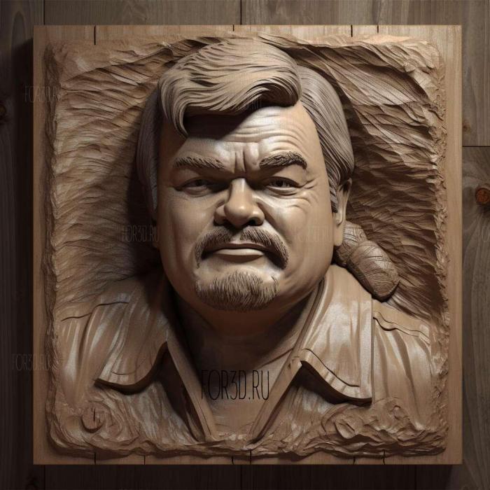 jack black 4 stl model for CNC